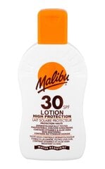 Malibu Lotion SPF 30 aurinkovoide 200 ml hinta ja tiedot | Aurinkovoiteet | hobbyhall.fi