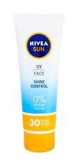 Nivea Sun UV Face Shine Control aurinkosuoja kasvoille 50 ml hinta ja tiedot | Aurinkovoiteet | hobbyhall.fi