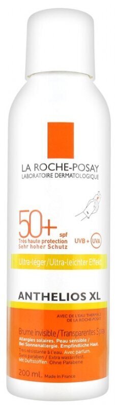 La Roche-Posay Bruma SPF50 aurinkosuojasuihke 200 ml hinta ja tiedot | Aurinkovoiteet | hobbyhall.fi