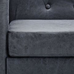 Chesterfield sohvasarja, harmaa hinta ja tiedot | Sohvat ja vuodesohvat | hobbyhall.fi