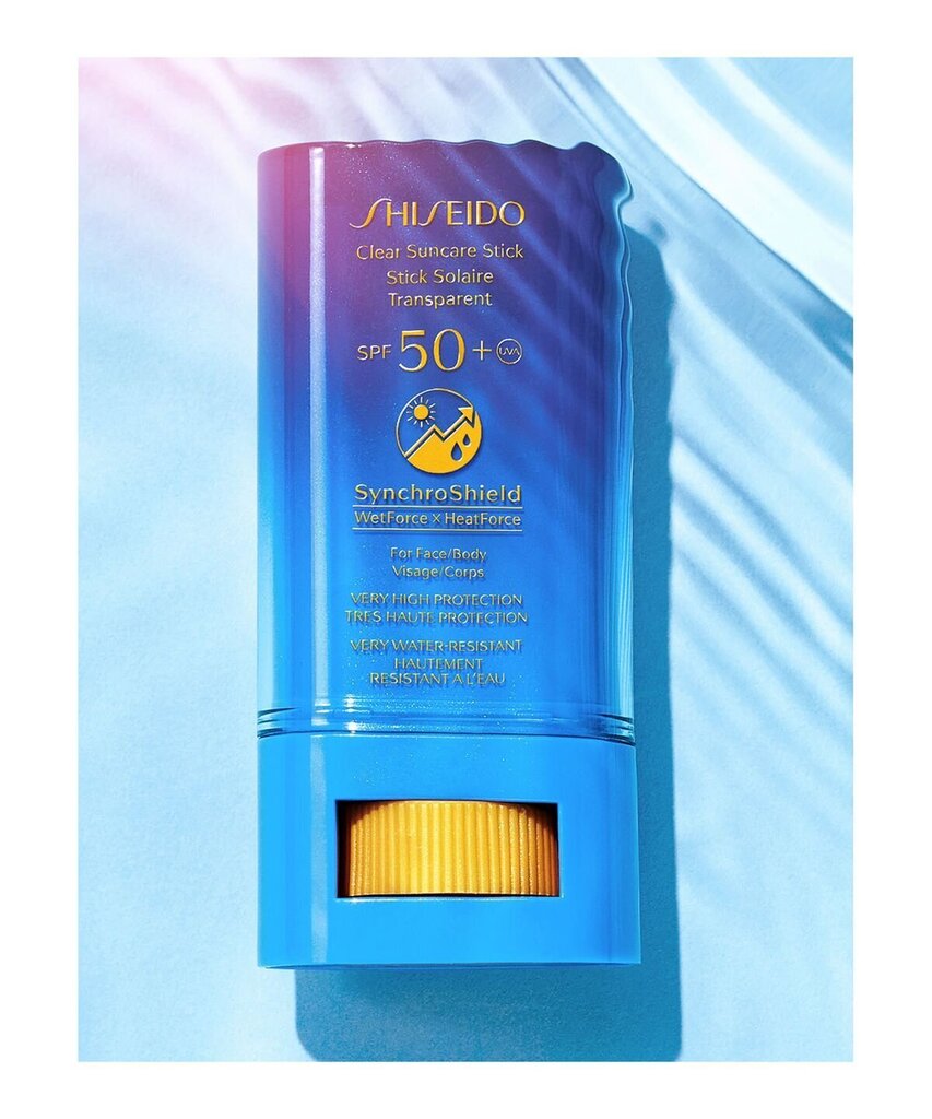 Aurinkovoide Shiseido Clear Suncare Stick SPF50, 20 g hinta ja tiedot | Aurinkovoiteet | hobbyhall.fi