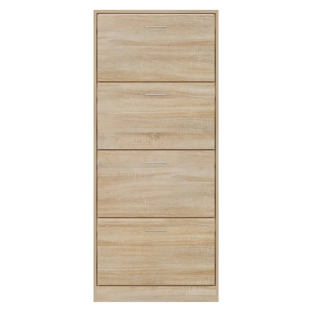 Kenkäkaappi Sonoma-tammi 63x24x147 cm tekninen puu hinta ja tiedot | Kenkäkaapit ja -hyllyt | hobbyhall.fi