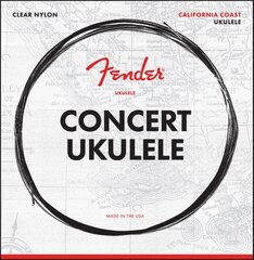 Kielet konserttiukulelelle Fender California Hinta 0,028-0,040 hinta ja tiedot | Soittimien lisätarvikkeet | hobbyhall.fi