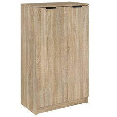 Kenkäkaappi Sonoma-tammi 59x35x100 cm tekninen puu hinta ja tiedot | Kenkäkaapit ja -hyllyt | hobbyhall.fi