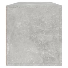 Seinäkenkäkaappi betoninharmaa 100x35x38 cm tekninen puu hinta ja tiedot | Kenkäkaapit ja -hyllyt | hobbyhall.fi