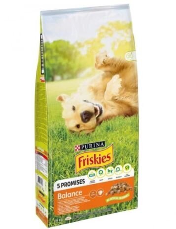 Purina Friskies Balance kananliha, 15 kg hinta ja tiedot | Koiran kuivaruoka | hobbyhall.fi