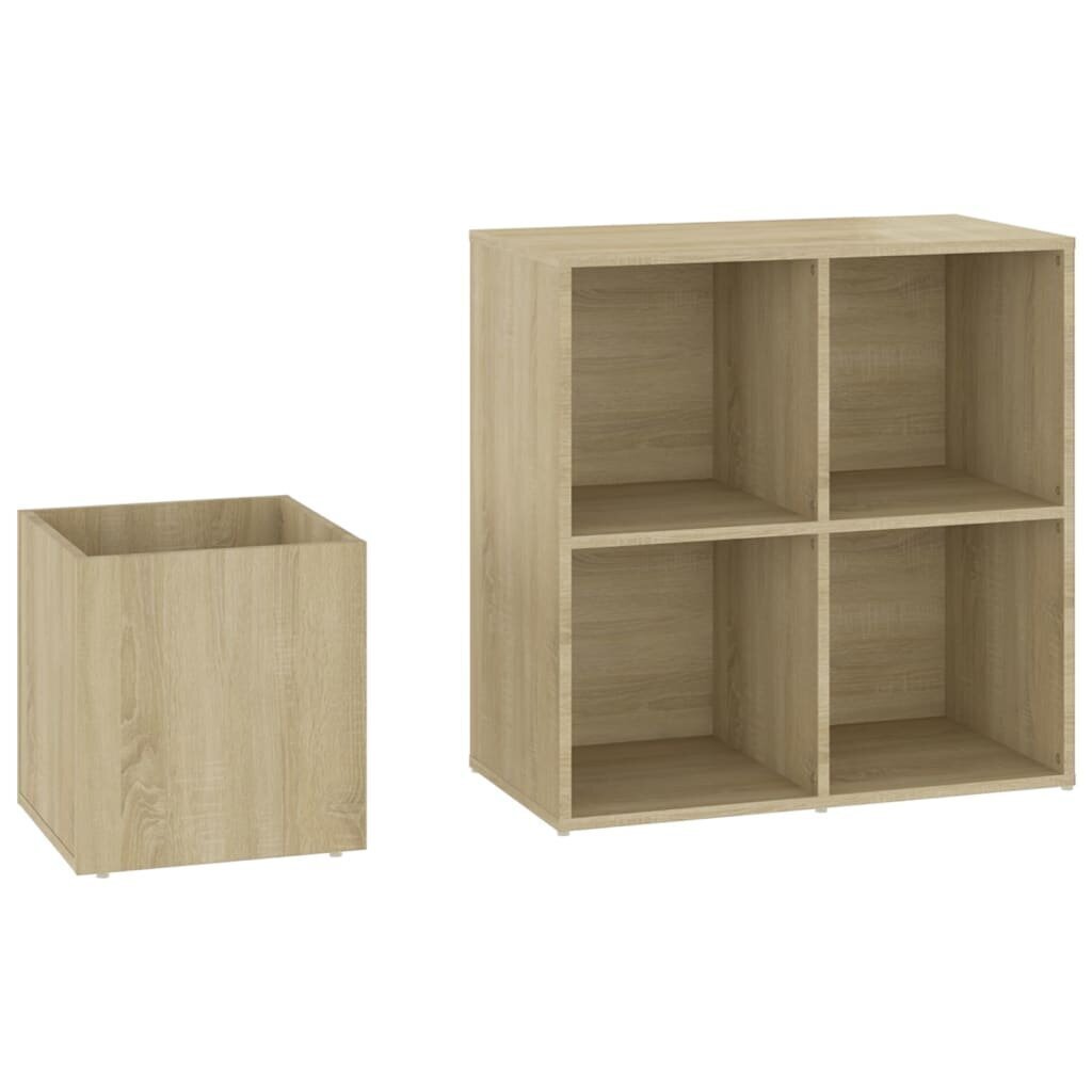 Eteisen kenkäkaappi Sonoma-tammi 105x35,5x70 cm lastulevy hinta ja tiedot | Kenkäkaapit ja -hyllyt | hobbyhall.fi