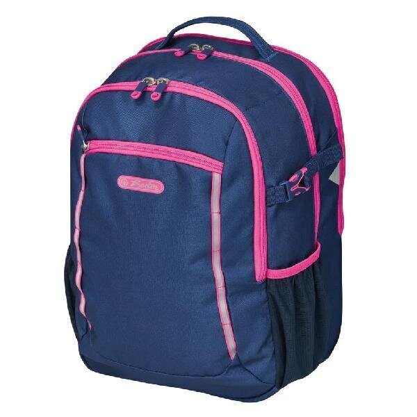 Herlitz Koulureppu ULTIMATE / Navy Pink hinta ja tiedot | Koulureput ja -laukut | hobbyhall.fi