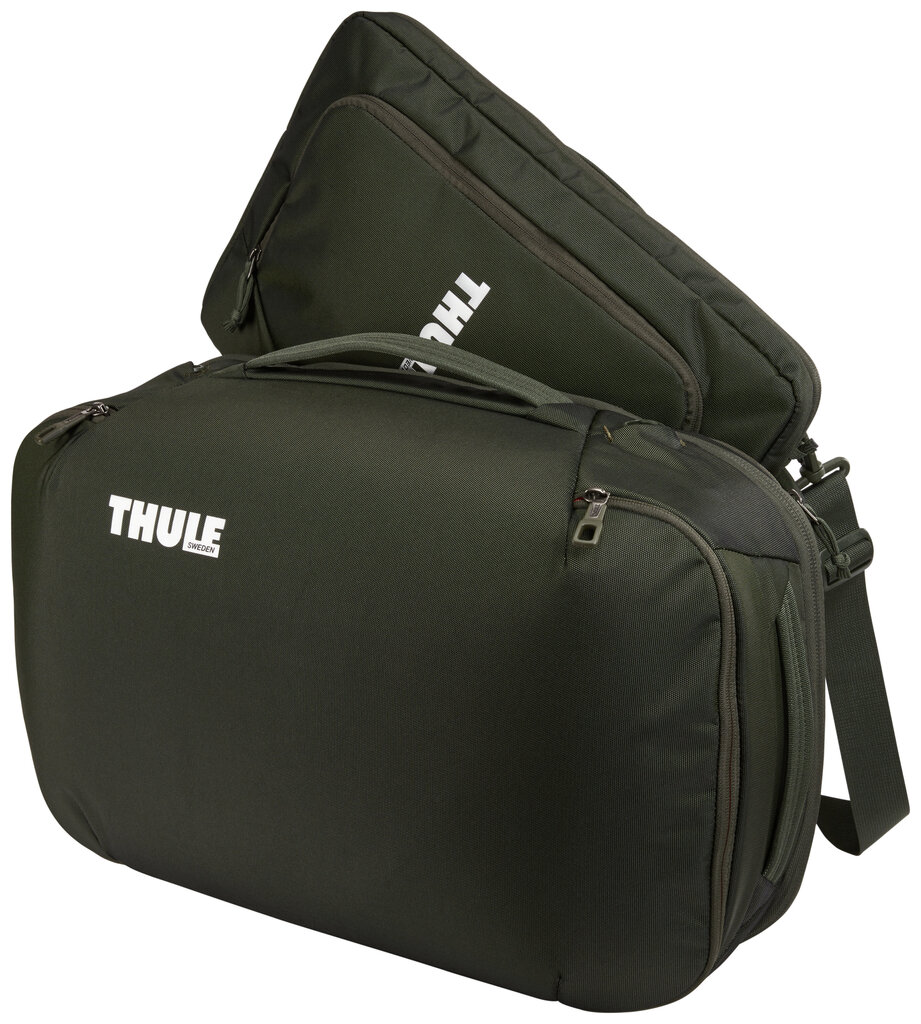 Thule Carry-On TSD-340 -matkakassi/reppu, vihreä hinta ja tiedot | Urheilukassit ja reput | hobbyhall.fi