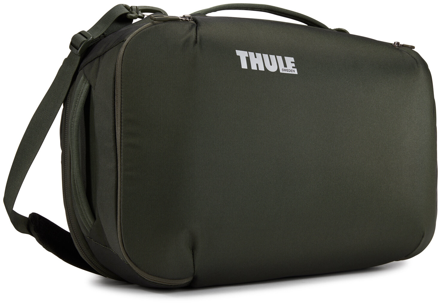 Thule Carry-On TSD-340 -matkakassi/reppu, vihreä hinta ja tiedot | Urheilukassit ja reput | hobbyhall.fi
