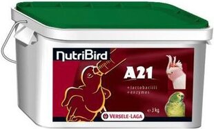 VERSELE-LAGA TÄYSREHU LINNUILLE NUTRIBIRD A21 800G hinta ja tiedot | Lintujen ruokinta | hobbyhall.fi