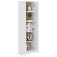 Eteisen vaatekaappi valkoinen 55x25x189 cm lastulevy hinta ja tiedot | Kaapit | hobbyhall.fi