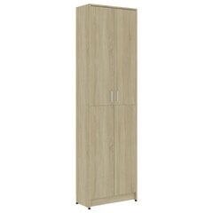 Eteisen vaatekaappi Sonoma tammi 55x25x189 cm lastulevy hinta ja tiedot | Kaapit | hobbyhall.fi