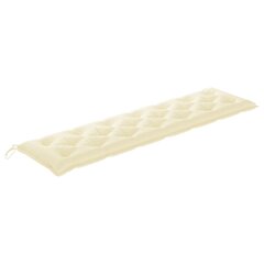 Tyyny puutarhapenkille, beige, 200x50x7 cm hinta ja tiedot | Istuintyynyt, pehmusteet ja päälliset | hobbyhall.fi