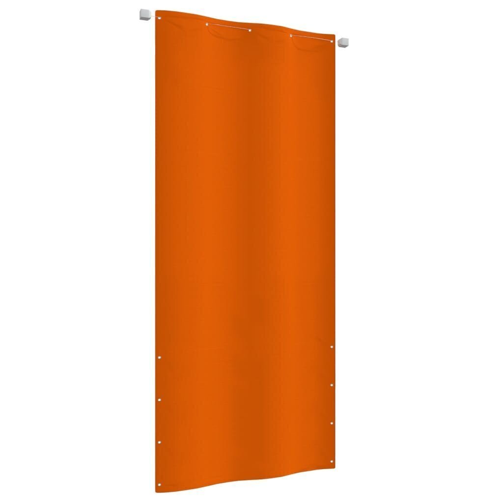 Parvekkeen suoja oranssi 100x240 cm Oxford kangas hinta ja tiedot | Aurinkovarjot ja markiisit | hobbyhall.fi