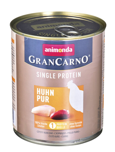 Animonda GranCarno Single Protein säilyke koirille, kana, 800 g