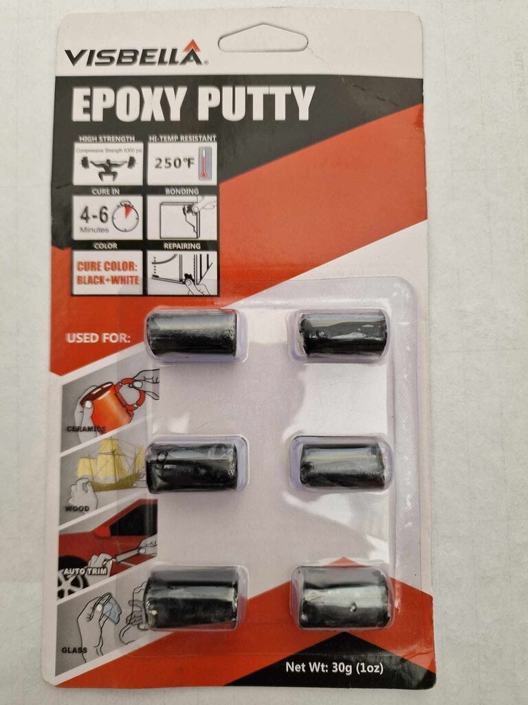 Epoksidinis glaistas Visbella Epoxy Putty, 30 g hinta ja tiedot | Autokemikaalit | hobbyhall.fi