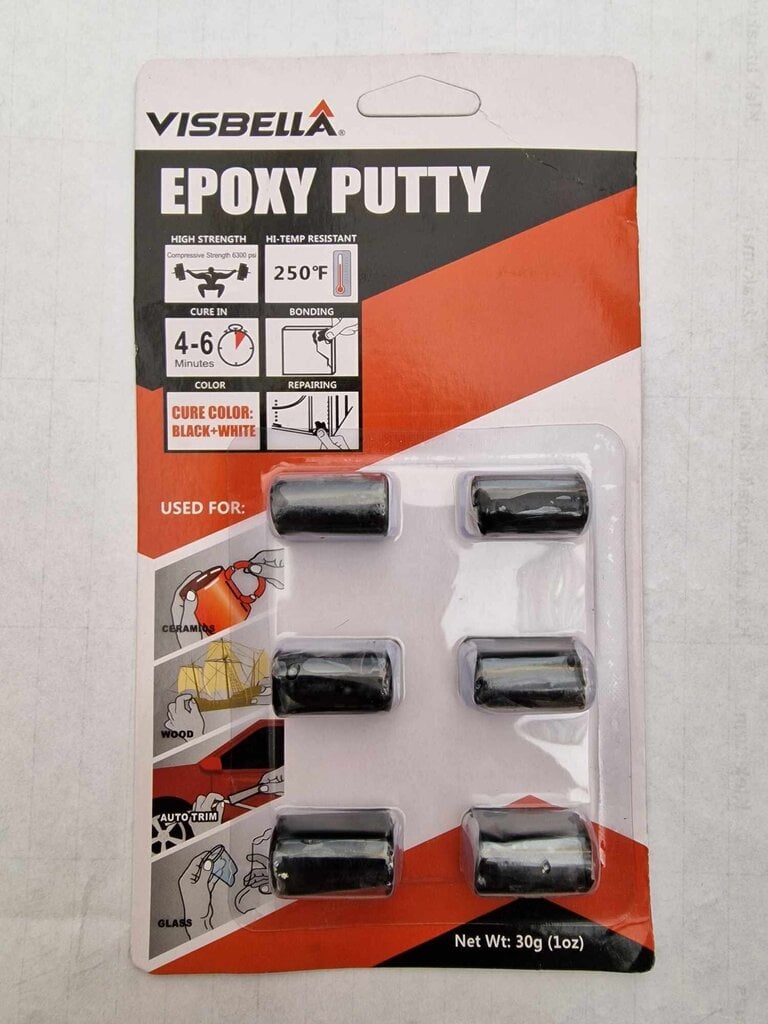 Epoksidinis glaistas Visbella Epoxy Putty, 30 g hinta ja tiedot | Autokemikaalit | hobbyhall.fi