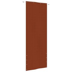 Parvekkeen suoja terrakotta 80x240 cm Oxford kangas hinta ja tiedot | Aurinkovarjot ja markiisit | hobbyhall.fi