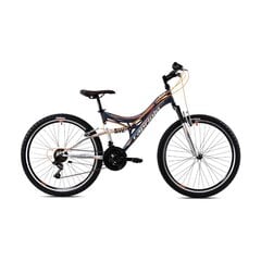 Capriolo CTX260 -maastopyörä 26, harmaa-oranssi, runko 16 hinta ja tiedot | Polkupyörät | hobbyhall.fi