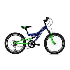 Capriolo CTX200 -maastopyörä 20", sininen-vihreä, runko 11 hinta ja tiedot | Polkupyörät | hobbyhall.fi