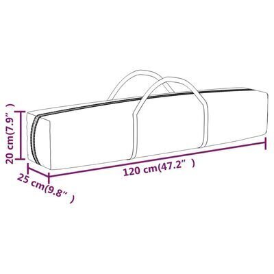 Kokoontaittuva juhlateltta punainen 3x6 m hinta ja tiedot | Puutarhapaviljongit | hobbyhall.fi