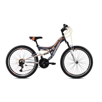 Capriolo CTX240 -maastopyörä 24, harmaa-oranssi, runko 14 hinta ja tiedot | Polkupyörät | hobbyhall.fi