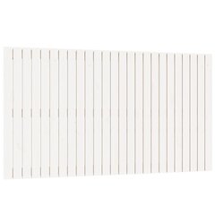 Sängynpääty seinälle valkoinen 159,5x3x90 cm täysi mänty hinta ja tiedot | Sängyt | hobbyhall.fi