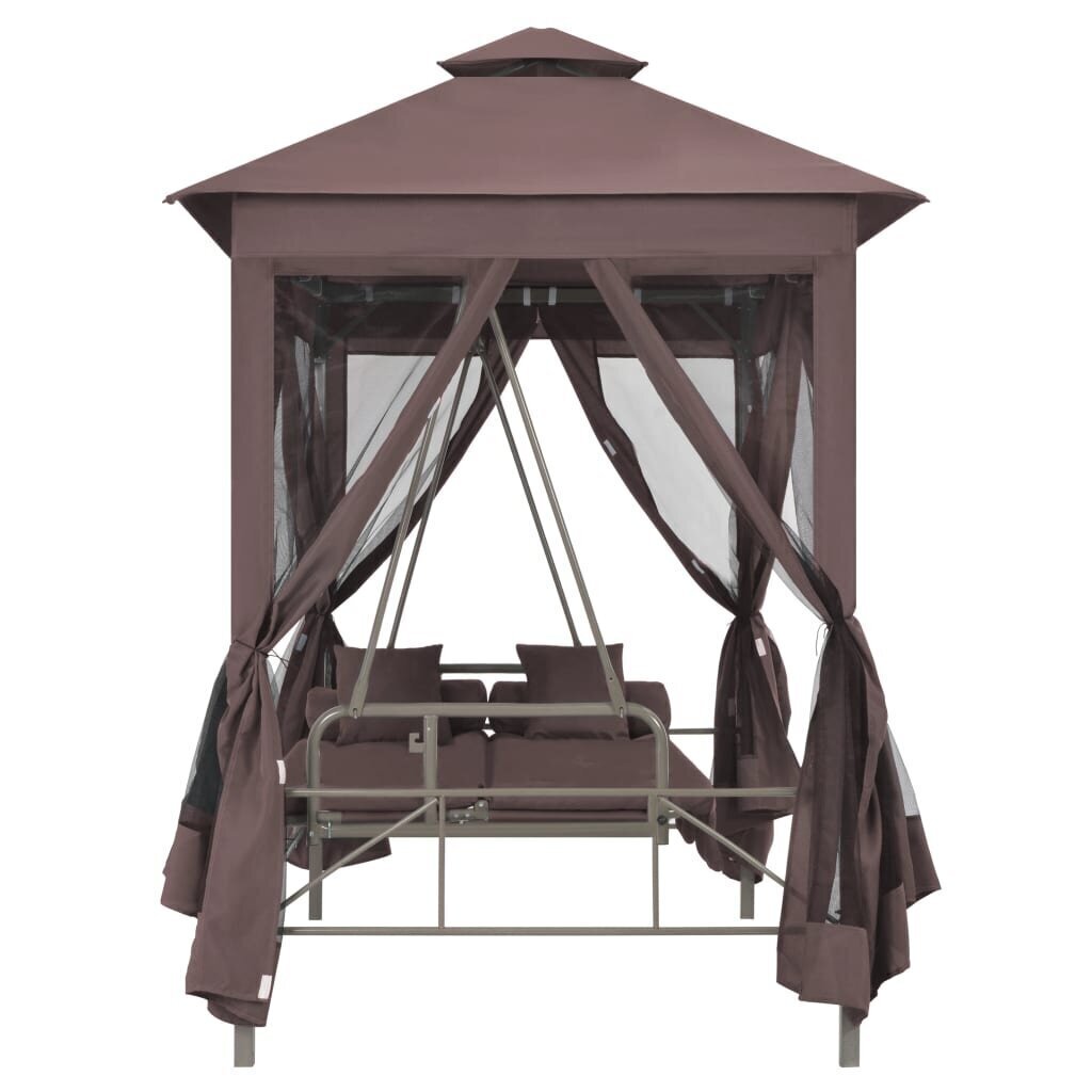 Gazebo - keinu, kahvin väri hinta ja tiedot | Puutarhakeinut | hobbyhall.fi