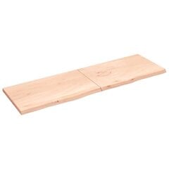 Pöytälevy 200x60x(2-4) cm käsittelemätön täystammi hinta ja tiedot | Pöytälevyt | hobbyhall.fi