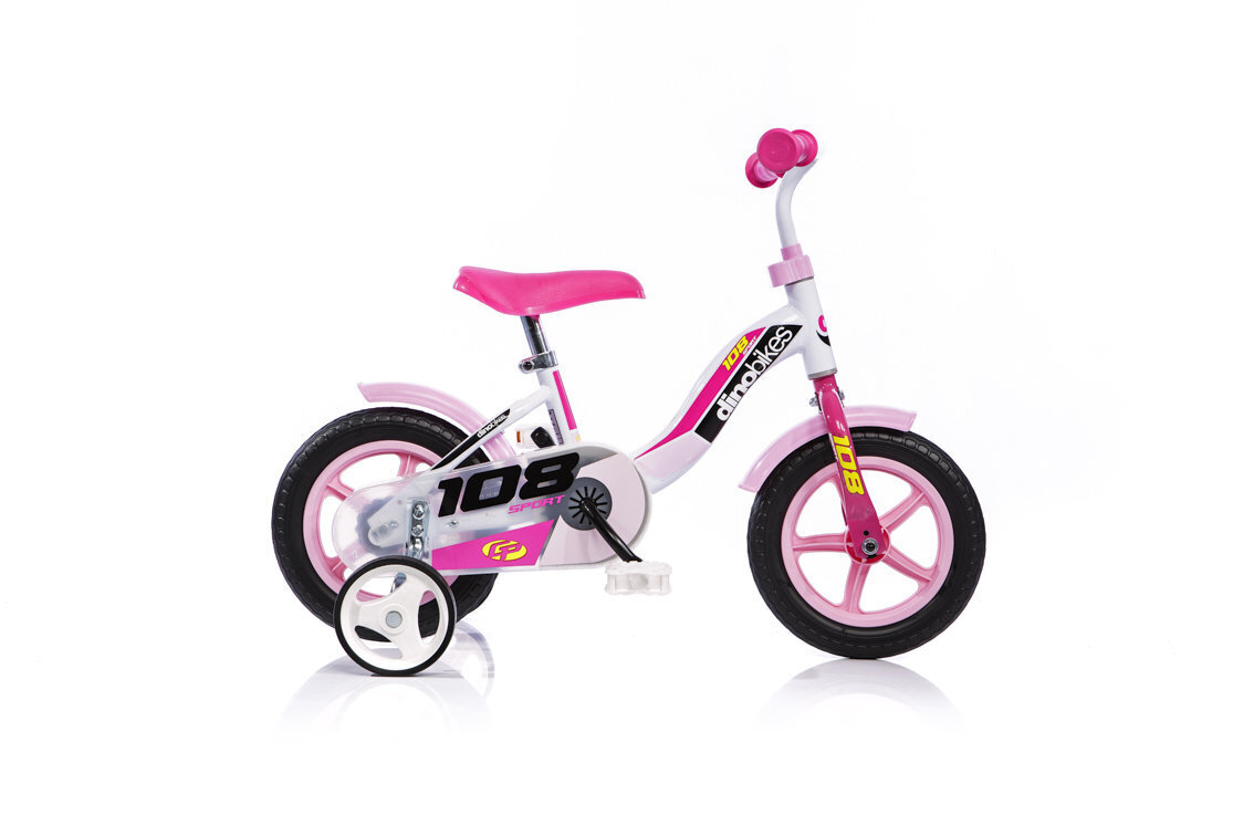 Tyttöjen pyörä Dino Bikes 10" 108L-0509 hinta ja tiedot | Polkupyörät | hobbyhall.fi