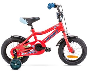 Romet Tom -lasten polkupyörä 12, punainen-sininen, runko 7 hinta ja tiedot | Polkupyörät | hobbyhall.fi