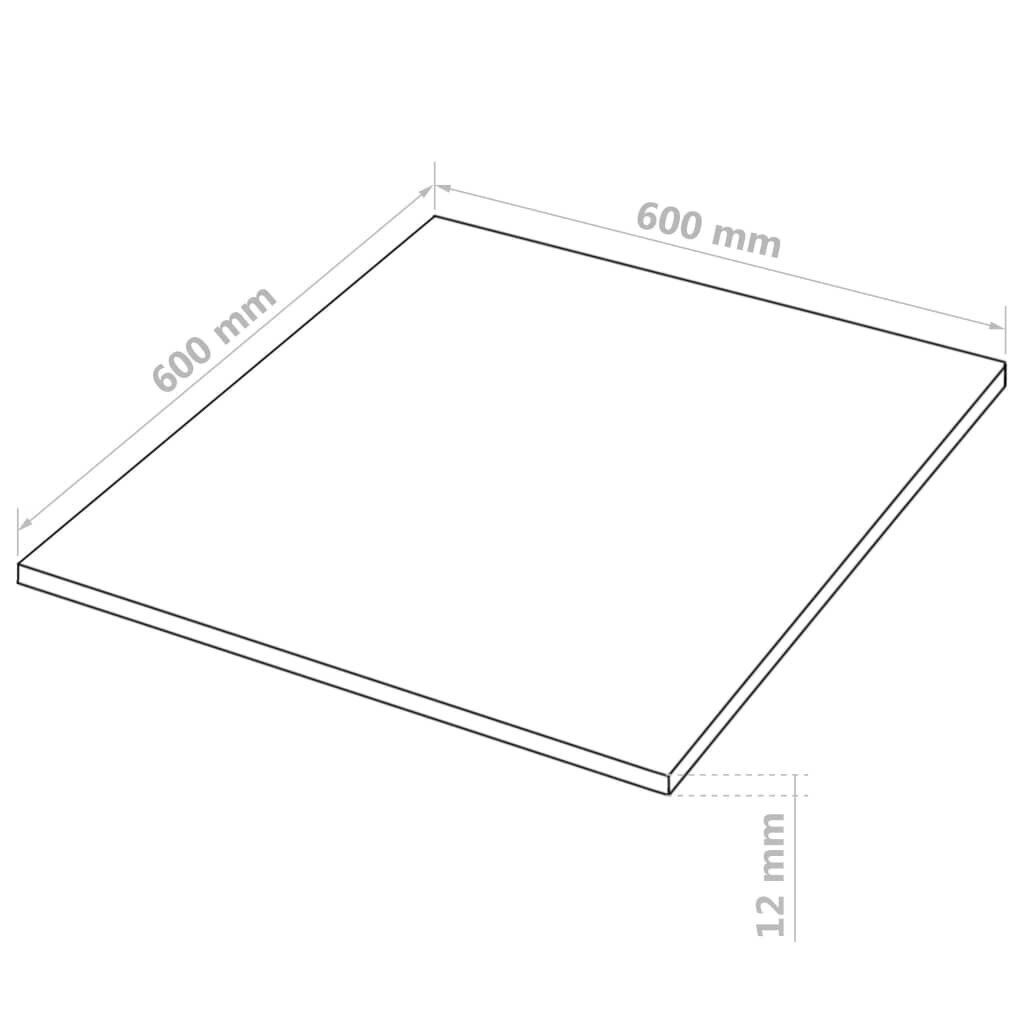 MDF-levyt 8 kpl neliö 60x60 cm 12 mm hinta ja tiedot | Muut huonekalutarvikkeet | hobbyhall.fi