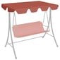 Vaihtokatos puutarhakeinuun terracotta 188/168x145/110 cm hinta ja tiedot | Puutarhakeinut | hobbyhall.fi