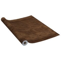 Itseliimautuva huonekalukalvo tumma tammi 500x90 cm PVC hinta ja tiedot | Muut huonekalutarvikkeet | hobbyhall.fi