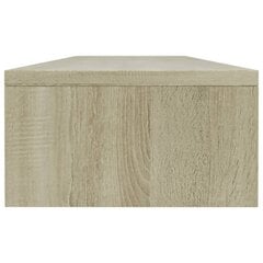 Näyttökoroke Sonoma tammi 100x24x13 cm lastulevy hinta ja tiedot | Muut huonekalutarvikkeet | hobbyhall.fi