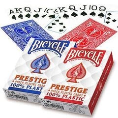 Prestige 100 Kortit, Muovi Rider Back hinta ja tiedot | Korttipelit, pokeri | hobbyhall.fi