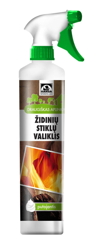 Takkalasien puhdistusaine (ympäristöystävällinen), 500 ml hinta ja tiedot | Takka- ja uunitarvikkeet | hobbyhall.fi