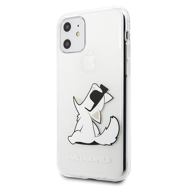 Karl Lagerfeld tapauksessa iPhone 11 KLHCN61CFNRC läpinäkyvä kova tapauksessa Choupette Fun hinta ja tiedot | Puhelimen kuoret ja kotelot | hobbyhall.fi