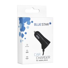 Blue Star -autolaturi USB-C-kaapelilla + USB-liitäntä, 3A hinta ja tiedot | Puhelimen laturit | hobbyhall.fi