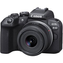 Canon EOS R10 + RF-S 18-45mm F4.5-6.3 IS STM (F/4.5-6.3 IS STM) hinta ja tiedot | Kamerat | hobbyhall.fi