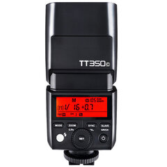 Speedlite kameran salama Godox TT350C 2.4G TTL 1 / 8000S 36GN för Canon hinta ja tiedot | Kameratarvikkeet | hobbyhall.fi