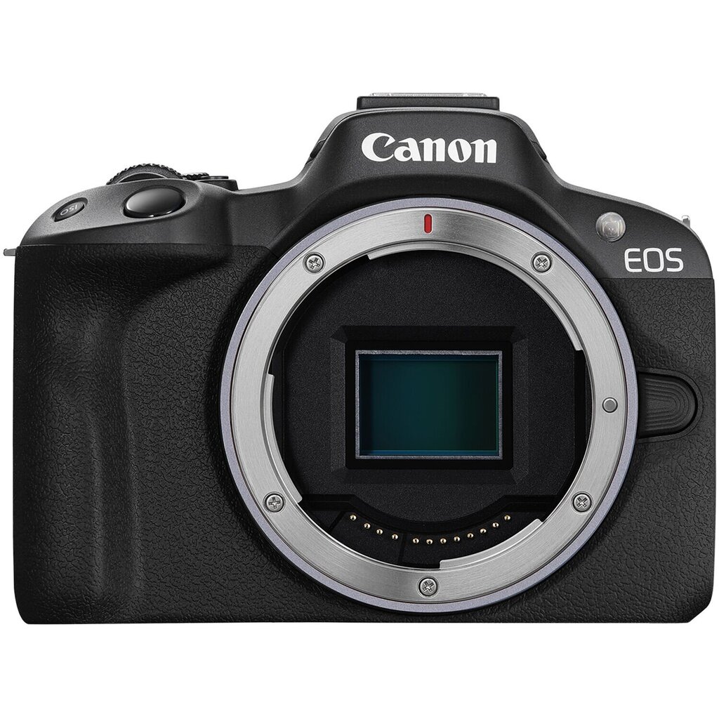 Canon EOS R50 + RF-S 18-45mm IS STM + RF-S 55-210mm IS STM + kiinnityssovitin EF-EOS R (musta) hinta ja tiedot | Kamerat | hobbyhall.fi