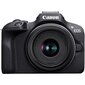 Canon EOS R100 + RF-S 18-45mm F4.5-6.3 IS STM + kiinnityssovitin EF-EOS R hinta ja tiedot | Kamerat | hobbyhall.fi