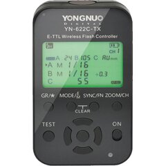 Yongnuo langaton salamaohjain YN-622C-TX E-TTL (Canon) hinta ja tiedot | Kameratarvikkeet | hobbyhall.fi