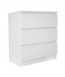 Sarameble -valkoiset rinnat 60 x 35 x 77 cm hinta ja tiedot | Lipastot | hobbyhall.fi