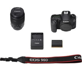 VALOKUVAKAMERA CANON EOS 90D KIT 18-135 IS hinta ja tiedot | Kamerat | hobbyhall.fi