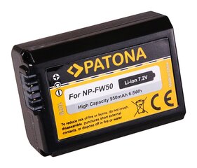 PATONA akku pro valokuva Sony NP-FW50 950mAh hinta ja tiedot | Kameran akut | hobbyhall.fi