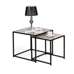 2 sohvapöydän setti, Loft design hinta ja tiedot | Ruokapöydät | hobbyhall.fi