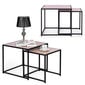 2 sohvapöydän setti, Loft design hinta ja tiedot | Ruokapöydät | hobbyhall.fi